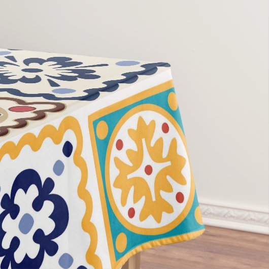 patroon van de samengevoegde tegels tafelkleed (Voorbeeld)