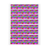 Patroon van de schilder 3 adreslabel wikkel (Vel)