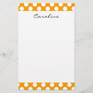 Patroon van de Stip van de Pret van het monogram Briefpapier