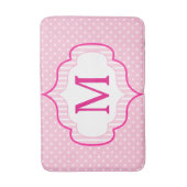 Patroon van de Stip van het Monogram van de Douane Badmat (Voorkant Verticaal)