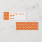 Patroon van de Stippen van Girly het Reuze Grote Mini Visitekaartje (Voorkant / Achterkant)