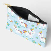 Patroon van de Unicorns, Cute Unicorns, Flowers Etui (Open)