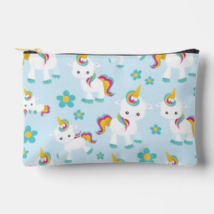 Patroon van de Unicorns, Cute Unicorns, Flowers Etui