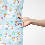 Patroon van de Unicorns, Cute Unicorns, Flowers Sjaal<br><div class="desc">Stomme,  leuke en schattige eenhoorns en bloemen. Moderne en trendy gave,  perfect voor de eenhoorn minnaar in je leven.</div>