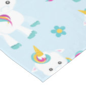 Patroon van de Unicorns, Cute Unicorns, Flowers Tafelkleed (Gekanteld)