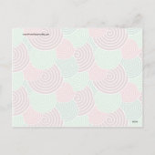 Patroon van de Vakantie van Kerstmis het Rode Feestdagenkaart (Achterkant)