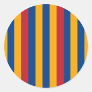 Patroon van de Vaticaanse garde Ronde Sticker