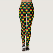 Patroon van de vlag van geruite Bolivia Leggings (Achterkant)