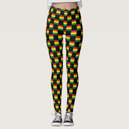 Patroon van de vlag van geruite Bolivia Leggings