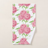 patroon van de waterverf van Peony bouquet Bad Handdoek (Handdoek)