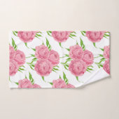 patroon van de waterverf van Peony bouquet Bad Handdoek (Handdoek)