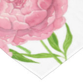 patroon van de waterverf van Peony bouquet Tafelkleed (Gekanteld)