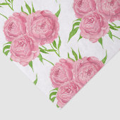 patroon van de waterverf van Peony bouquet Tissuepapier (Detail)