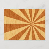 patroon van de zetmeelbossing van houtkorrels briefkaart (Voorkant)