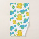 Patroon van dinosaurussen, luidopersen, Baby Dino Bad Handdoek (Handdoek)