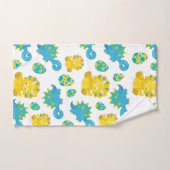 Patroon van dinosaurussen, luidopersen, Baby Dino Bad Handdoek (Handdoek)