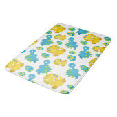 Patroon van dinosaurussen, luidopersen, Baby Dino Badmat (Gekanteld)