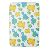 Patroon van dinosaurussen, luidopersen, Baby Dino Badmat (Voorkant Verticaal)