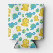 Patroon van dinosaurussen, luidopersen, Baby Dino Blikjeskoeler (Voorkant)