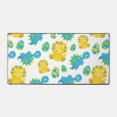 Patroon van dinosaurussen, luidopersen, Baby Dino Bureaumat (Voorkant)