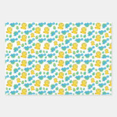 Patroon van dinosaurussen, luidopersen, Baby Dino Inpakpapier Vel (Voorkant 2)