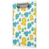 Patroon van dinosaurussen, luidopersen, Baby Dino Klembord (Links)