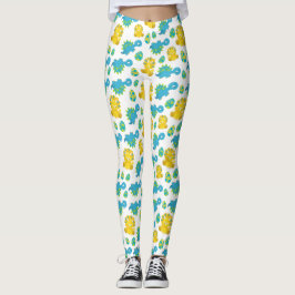 Patroon van dinosaurussen, luidopersen, Baby Dino Leggings