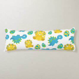 Patroon van dinosaurussen, luidopersen, Baby Dino Lichaamskussen