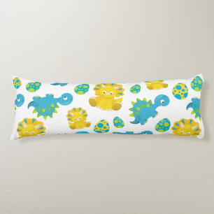 Patroon van dinosaurussen, luidopersen, Baby Dino Lichaamskussen