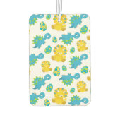 Patroon van dinosaurussen, luidopersen, Baby Dino Luchtverfrisser (Achterkant)