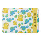 Patroon van dinosaurussen, schattige dinosaurussen badmat (Voorkant)