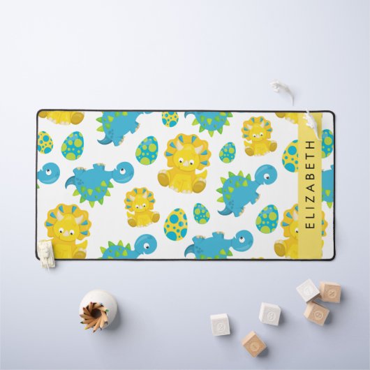 Patroon van dinosaurussen, schattige dinosaurussen bureaumat (Kindertafel)