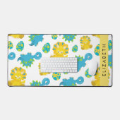 Patroon van dinosaurussen, schattige dinosaurussen bureaumat (Keyboard & Muis)