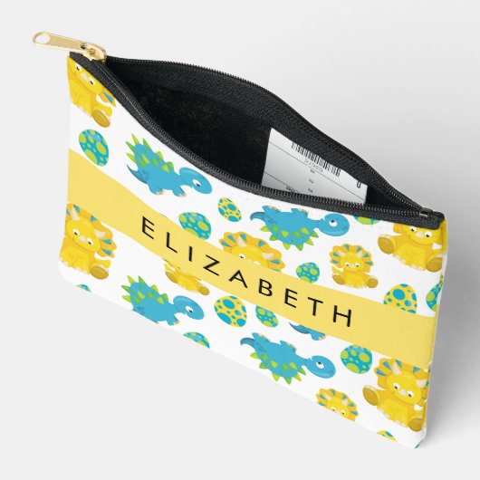 Patroon van dinosaurussen, schattige dinosaurussen etui (Open)