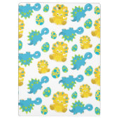 Patroon van dinosaurussen, schattige dinosaurussen klembord (Achterkant)