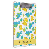 Patroon van dinosaurussen, schattige dinosaurussen klembord (Rechts)