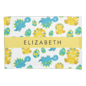 Patroon van dinosaurussen, schattige dinosaurussen kussensloop (Voorkant)