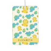 Patroon van dinosaurussen, schattige dinosaurussen luchtverfrisser (Voorkant)