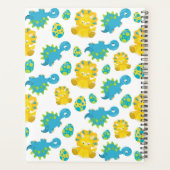 Patroon van dinosaurussen, schattige dinosaurussen planner (Achterkant)