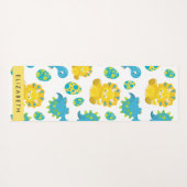 Patroon van dinosaurussen, schattige dinosaurussen yogamat (Achterkant (horizontaal))