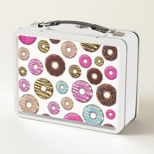 patroon van donuts, kleurrijke donuts, sproeten (Achterkant)