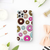 patroon van donuts, kleurrijke donuts, sproeten Case-Mate iPhone case