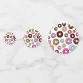 patroon van donuts, kleurrijke donuts, sproeten confetti (Voorkanten)