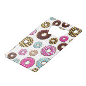 patroon van donuts, kleurrijke donuts, sproeten creditkaart flessenopener (Achterkant Gekanteld)