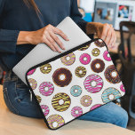 patroon van donuts, kleurrijke donuts, sproeten laptop sleeve<br><div class="desc">Kute,  leuke en schattige patronen met kleurrijke donuts. Moderne en trendy cadeau,  perfect voor de donut minnaar in je leven.</div>