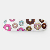 patroon van donuts, kleurrijke donuts, sproeten persoonlijk skateboard (Horizontaal)