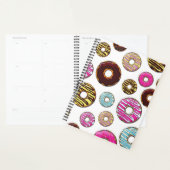patroon van donuts, kleurrijke donuts, sproeten planner (Display)