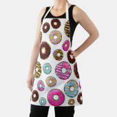 patroon van donuts, kleurrijke donuts, sproeten schort (Insitu)