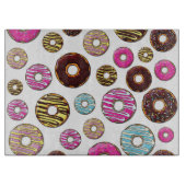 patroon van donuts, kleurrijke donuts, sproeten snijplank (Voorkant)