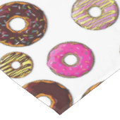 patroon van donuts, kleurrijke donuts, sproeten tafelkleed (Gekanteld)